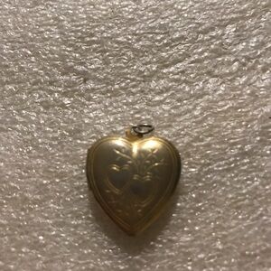 Gold Heart Locket Pendant